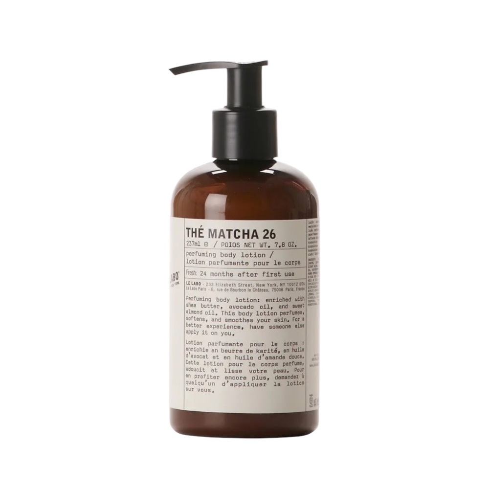 NEW Le Labo Thé Matcha 26 Body Lotion - Brown and Black